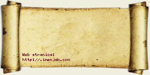 Mina Bećković vizit kartica